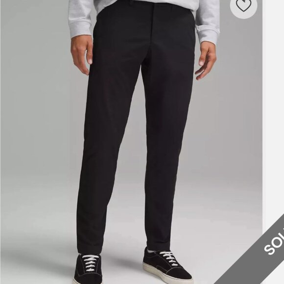 Lululemon ABC Slim-Fit Trouser 32"W 30"L Versa Twill Black
